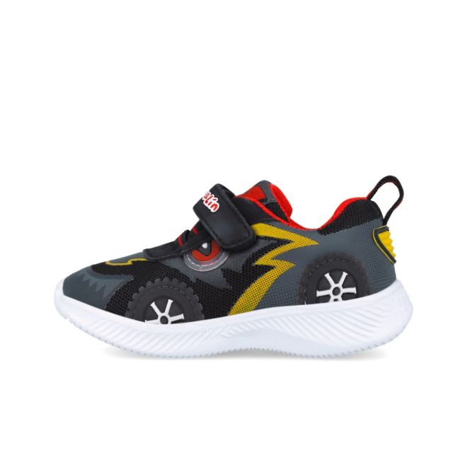 Sneakers cu roti si leduri Garvalin 252800, negri (Marime: 27) JEM252800-A-27