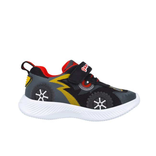 Sneakers cu roti si leduri Garvalin 252800, negri (Marime: 27) JEM252800-A-27