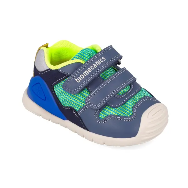 Adidasi Primii Pasi pentru Copii Biomecanics 252120, albastru (Marime: 18) JEM252120-B-18