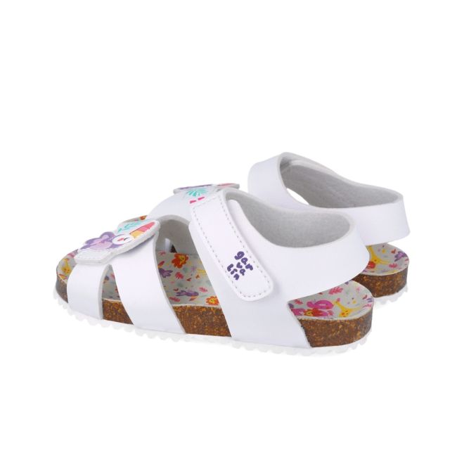 Sandale pentru copii cu papagal Garvalin, 252464, Alb (Marime: 34) JEM252464-B-34