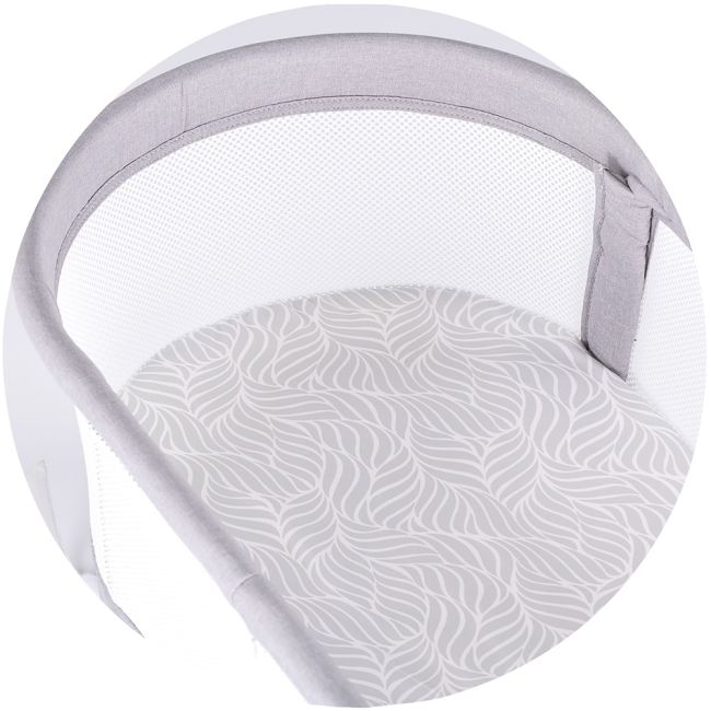 Patut cu leganare si cantar integrat chipolino sogno 2 in 1 grey hubkossg02501gr