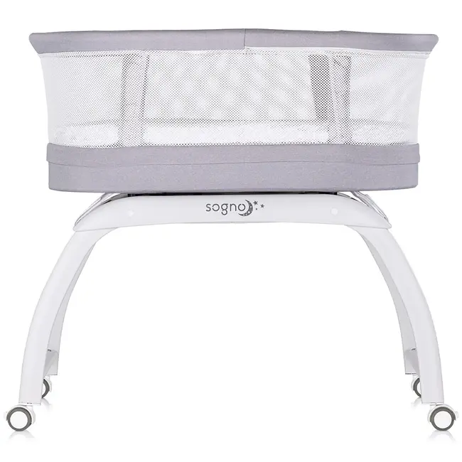 Patut cu leganare si cantar integrat chipolino sogno 2 in 1 grey hubkossg02501gr