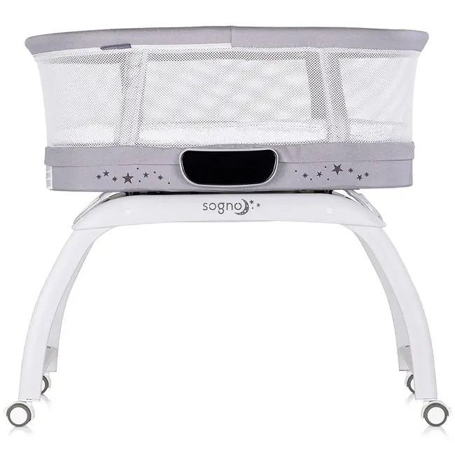 Patut cu leganare si cantar integrat chipolino sogno 2 in 1 grey hubkossg02501gr