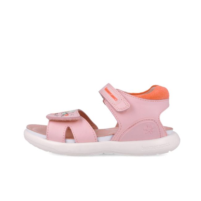 Sandale din piele pentru copii Floricele, Biomecanics, 252233, roz (Marime: 30(18,8-19,4 cm)) JEM252233-A-30