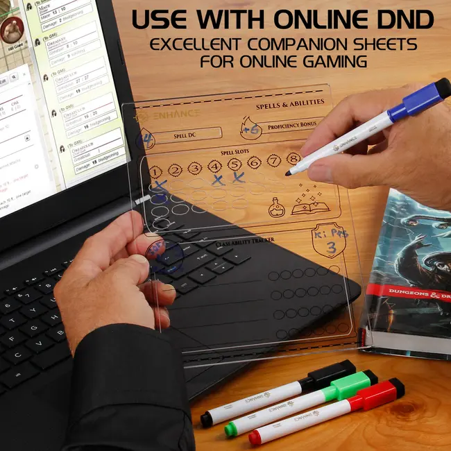 Set Fise Reutilizabile DnD ERFENTTACS100CLEW