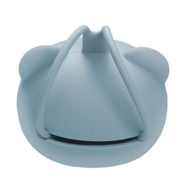Suport pentru suzeta din silicon, AppeKids, The Little Bear - Aqua Blue KRTAK276081