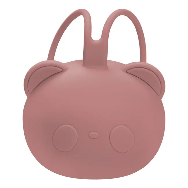 Suport pentru suzeta din silicon, AppeKids, The Little Bear - Old Rose KRTAK276067