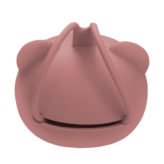 Suport pentru suzeta din silicon, AppeKids, The Little Bear - Old Rose KRTAK276067