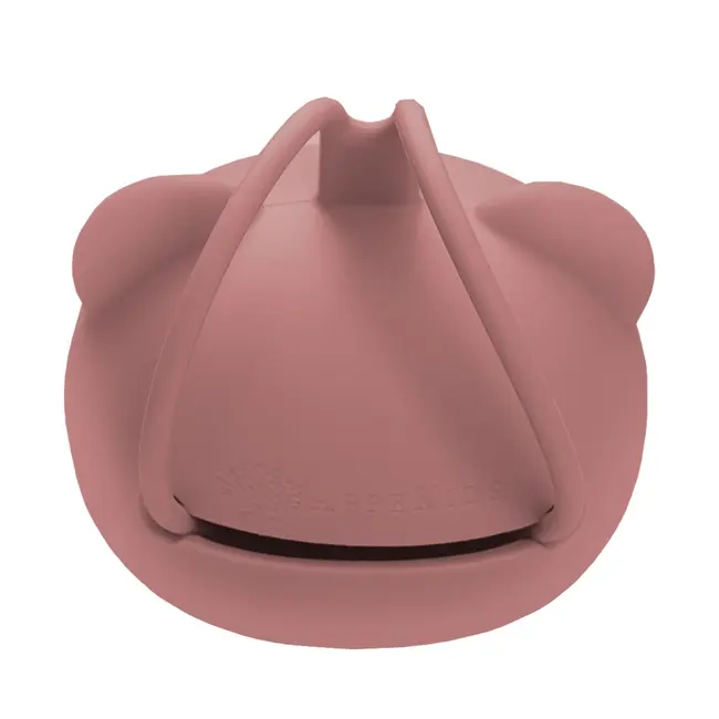 Suport pentru suzeta din silicon, AppeKids, The Little Bear - Old Rose KRTAK276067