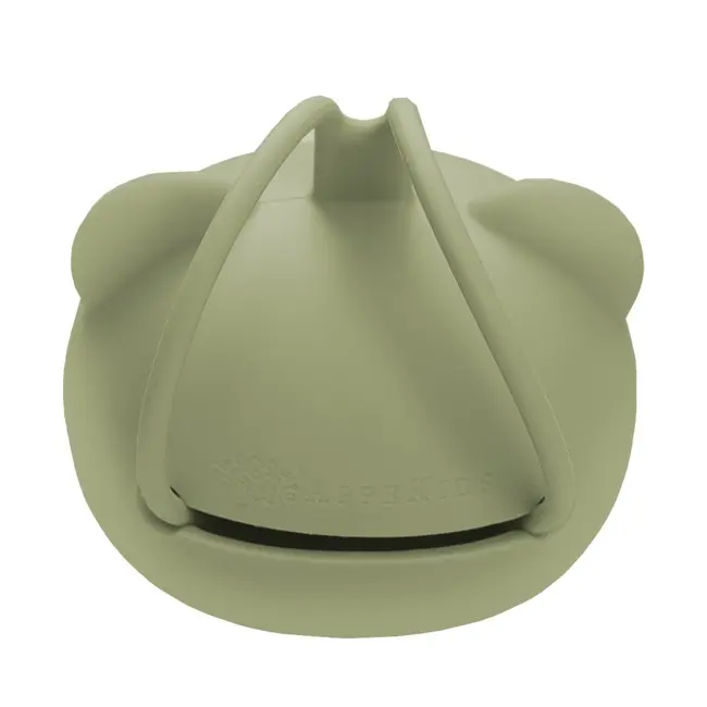 Suport pentru suzeta din silicon, AppeKids, The Little Bear - Raw Green KRTAK276098