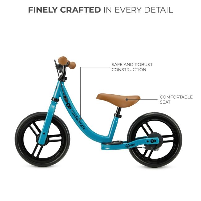 BICICLETA FARA PEDALE KINDERKRAFT SPACE DARK BLUE VIVKRSPAC23BLU0000