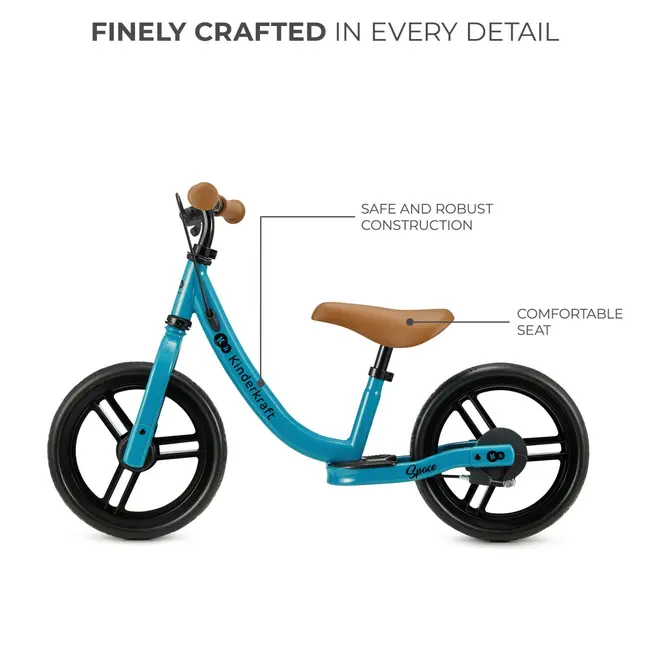 BICICLETA FARA PEDALE KINDERKRAFT SPACE DARK BLUE VIVKRSPAC23BLU0000