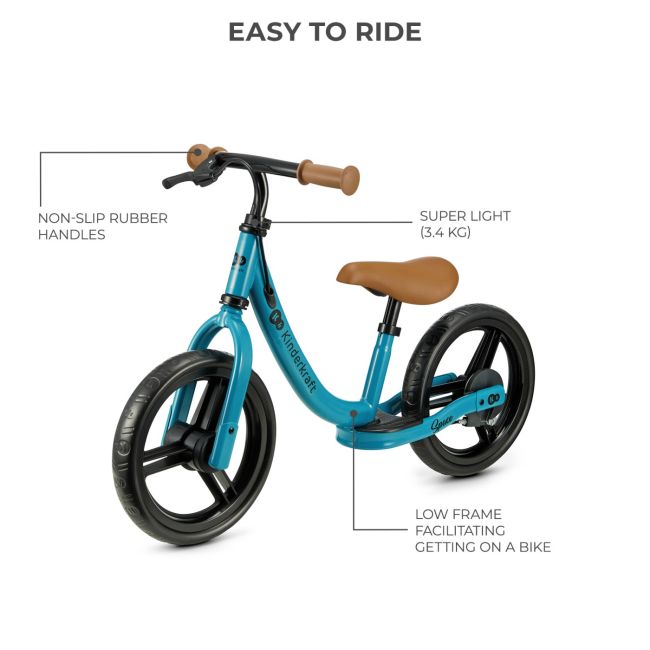 BICICLETA FARA PEDALE KINDERKRAFT SPACE DARK BLUE VIVKRSPAC23BLU0000