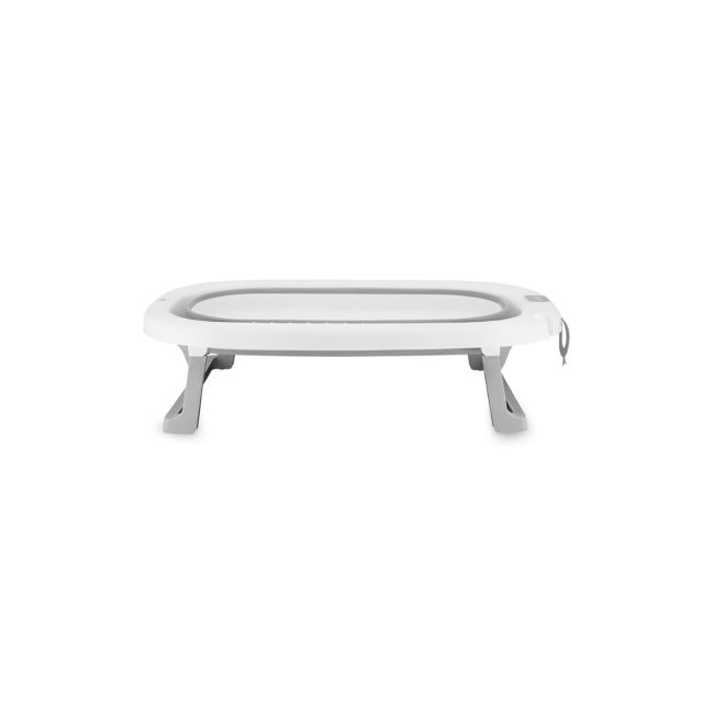 Cadita pliabila cu dop de scurgere, 0 Luni+,  Momi Nata – Grey KRTAKCE00052