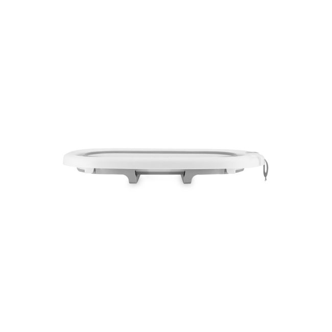 Cadita pliabila cu dop de scurgere, 0 Luni+,  Momi Nata – Grey KRTAKCE00052