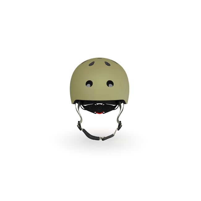 Casca De Protectie Pentru Copii, Sistem De Reglare Magnetic Cu Led, Xxs-s, 45-51 Cm, 1 An+, Olive, Scoot  Ride Pjb007