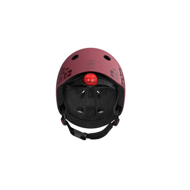 Casca De Protectie Pentru Copii, Sistem De Reglare Magnetic Cu Led, Xxs-s, 45-51 Cm, 1 An+, Wildcat, Scoot  Ride Pjb0077