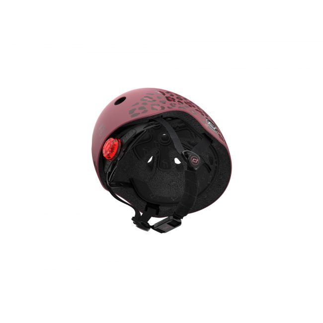 Casca De Protectie Pentru Copii, Sistem De Reglare Magnetic Cu Led, Xxs-s, 45-51 Cm, 1 An+, Wildcat, Scoot  Ride Pjb0077