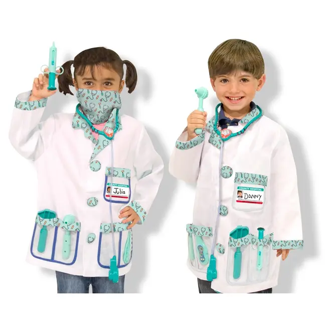 Costum carnaval copii medic melissa and doug - okemd4839