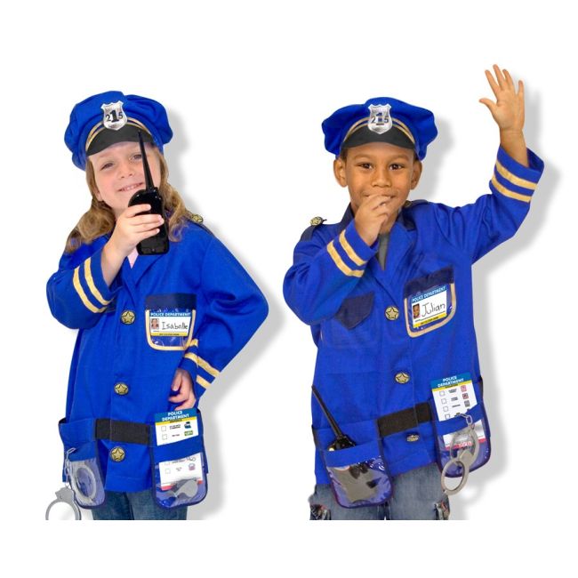 Costum carnaval copii ofiter de politie melissa and doug - okemd4835