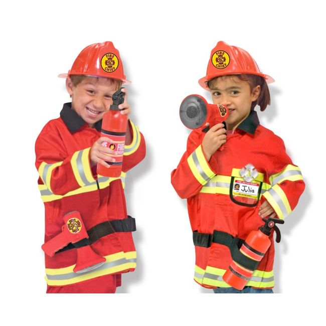 Costum carnaval copii pompier sef melissa and doug - okemd4834