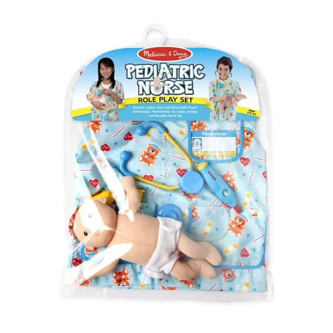 Costum de carnaval asistenta medicala pediatrie - okemd8519