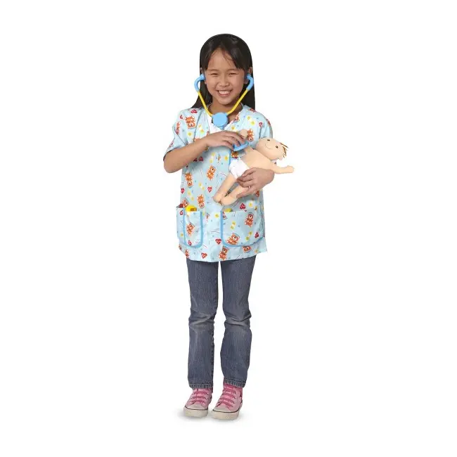 Costum de carnaval asistenta medicala pediatrie - okemd8519