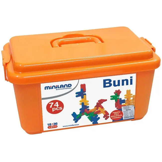 Iepurasi de construit kim buni miniland 74 buc - okeml32210