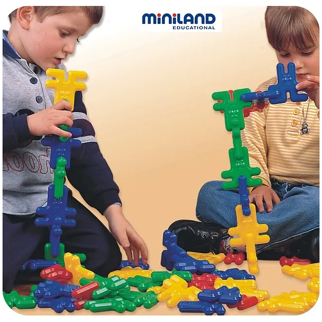 Iepurasi de construit kim buni miniland 74 buc - okeml32210