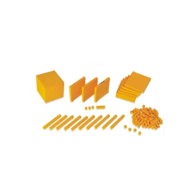 Joc educativ baza 10 set 121 piese la cutie  miniland - okeml95050