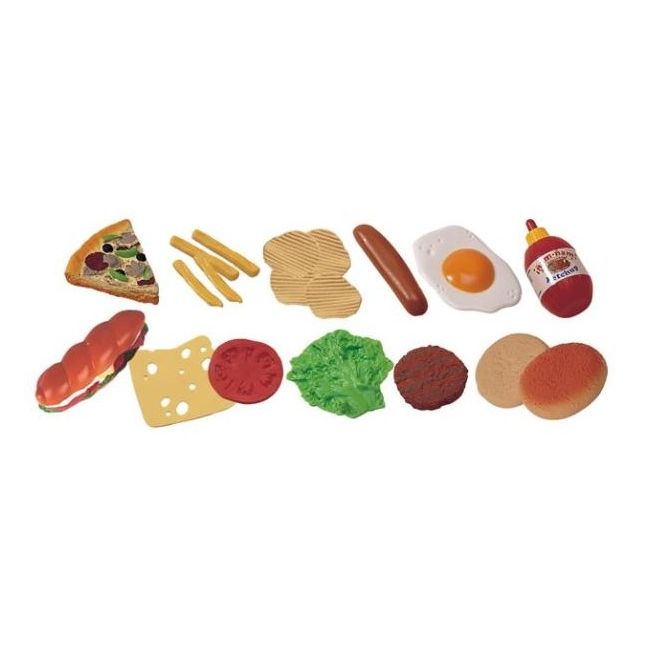 Jucarii fast-food miniland 19 buc  - okeml30585