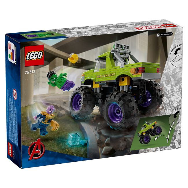 LEGO SUPER HEROES HULK IN VEHICUL DE TEREN CONTRA LUI THANOS 76312 VIVLEGO76312