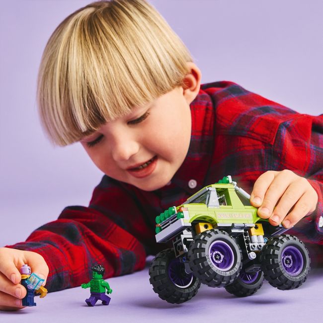LEGO SUPER HEROES HULK IN VEHICUL DE TEREN CONTRA LUI THANOS 76312 VIVLEGO76312