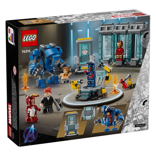 LEGO SUPER HEROES LABORATORUL LUI IRON MAN SALA ARMURILOR 76315 VIVLEGO76315