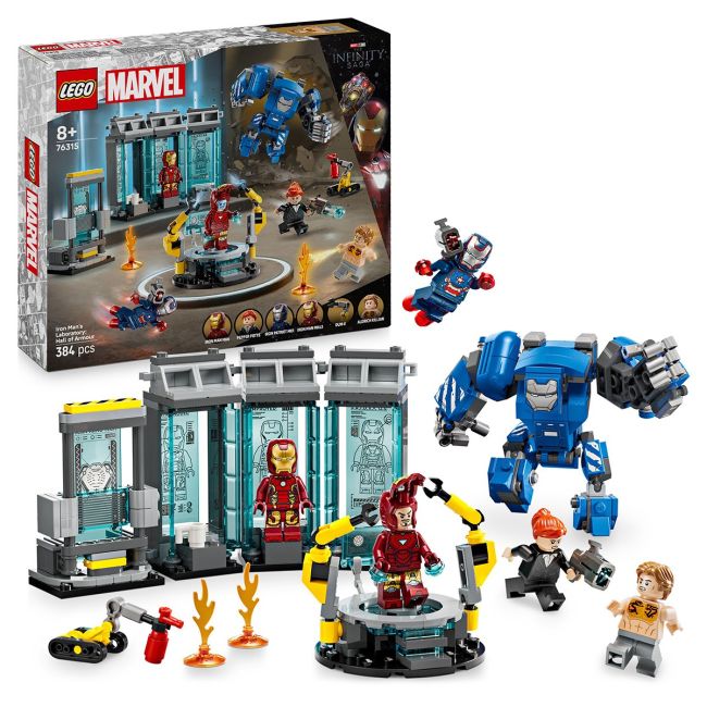 LEGO SUPER HEROES LABORATORUL LUI IRON MAN SALA ARMURILOR 76315 VIVLEGO76315