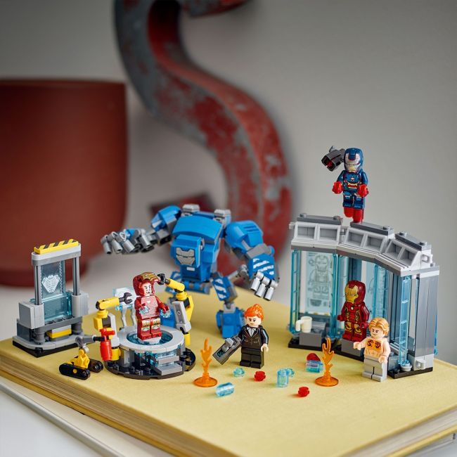 LEGO SUPER HEROES LABORATORUL LUI IRON MAN SALA ARMURILOR 76315 VIVLEGO76315