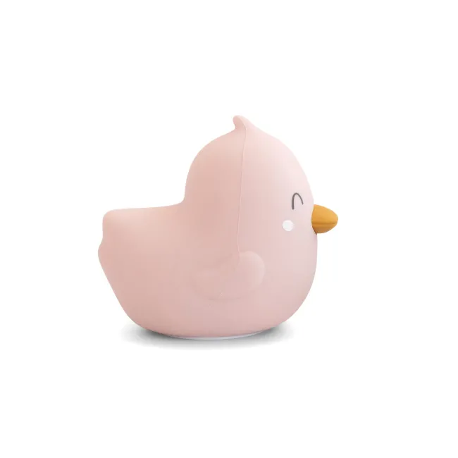 Lampa De Veghe Din Silicon Premium, Diverse Lumini, Usb Tip C, Led, Bright Duck, Roz Pjb37502