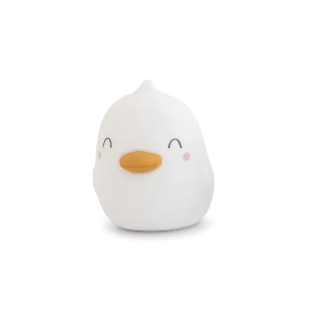 Lampa De Veghe Din Silicon Premium, Diverse Lumini, Usb Tip C, Led, Bright Duck, White Pjb37501