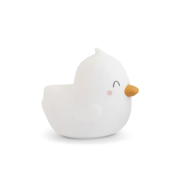 Lampa De Veghe Din Silicon Premium, Diverse Lumini, Usb Tip C, Led, Bright Duck, White Pjb37501