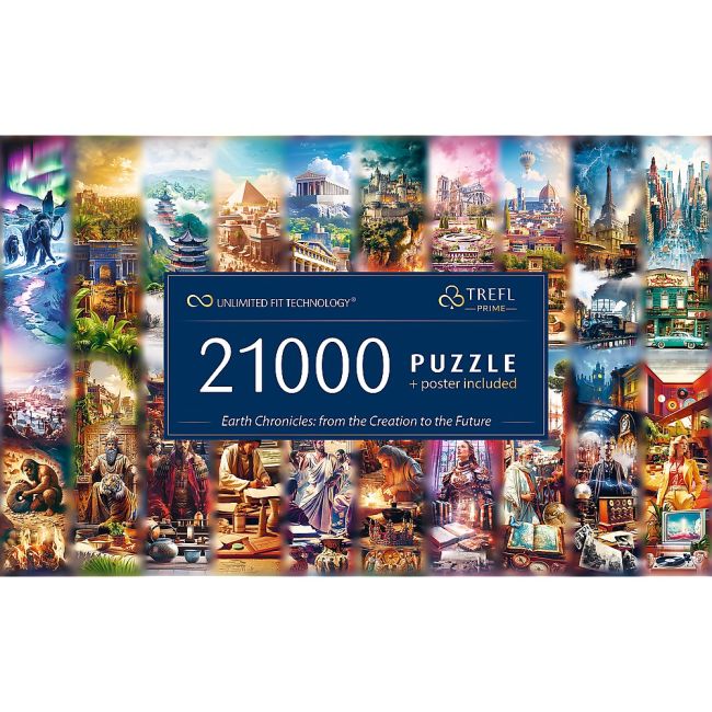 PUZZLE TREFL UFT  21000 CRONICI PAMANTESTI DE LA CREATIE LA VIITOR VIV81040