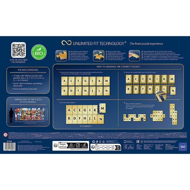 PUZZLE TREFL UFT  21000 CRONICI PAMANTESTI DE LA CREATIE LA VIITOR VIV81040