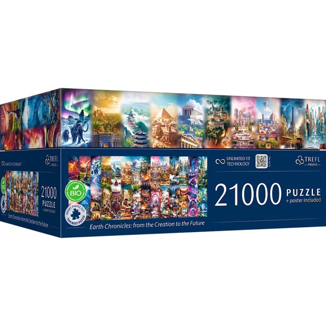 PUZZLE TREFL UFT  21000 CRONICI PAMANTESTI DE LA CREATIE LA VIITOR VIV81040