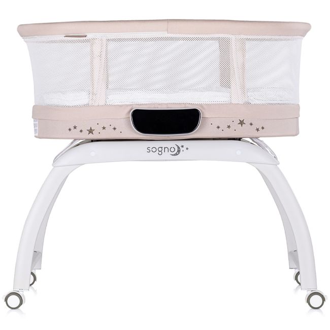 Patut cu leganare si cantar integrat chipolino sogno 2 in 1 macadamia hubkossg02502ma