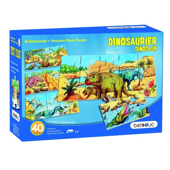 Puzzle de podea dino beleduc - okebel16207