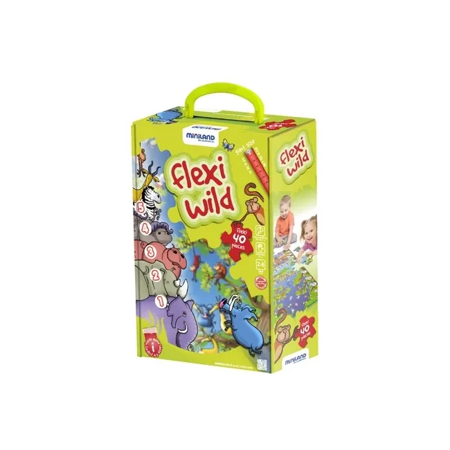 Puzzle de podea educativ cu numere miniland 40 piese - miniland - okeml36001
