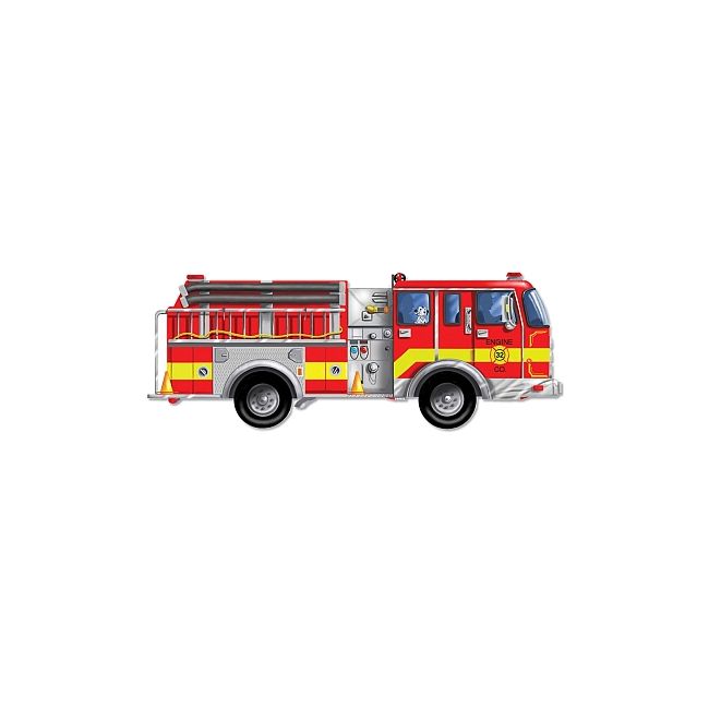 Puzzle de podea gigant masina de pompieri melissa and doug - okemd0436