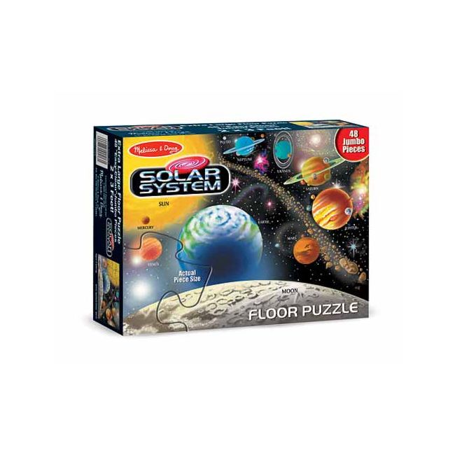 Puzzle de podea sistemul solar melissa and doug - okemd0413
