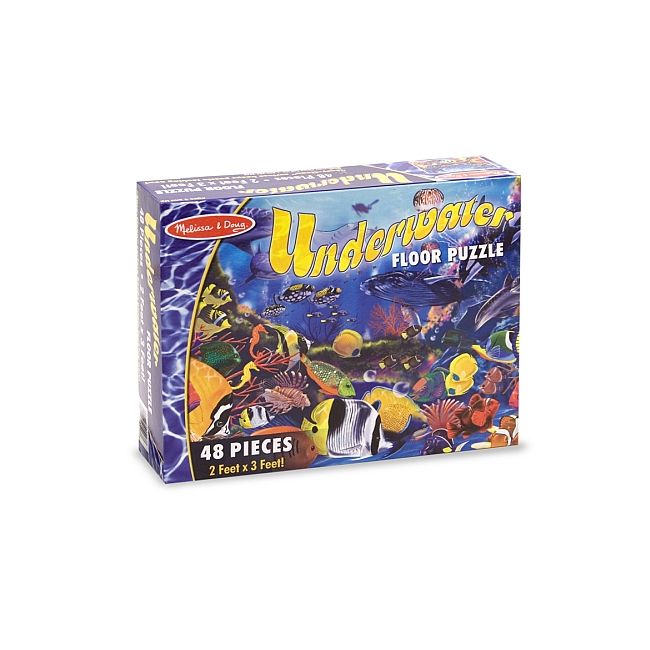 Puzzle de podea viata subacvatica melissa and doug - okemd0427