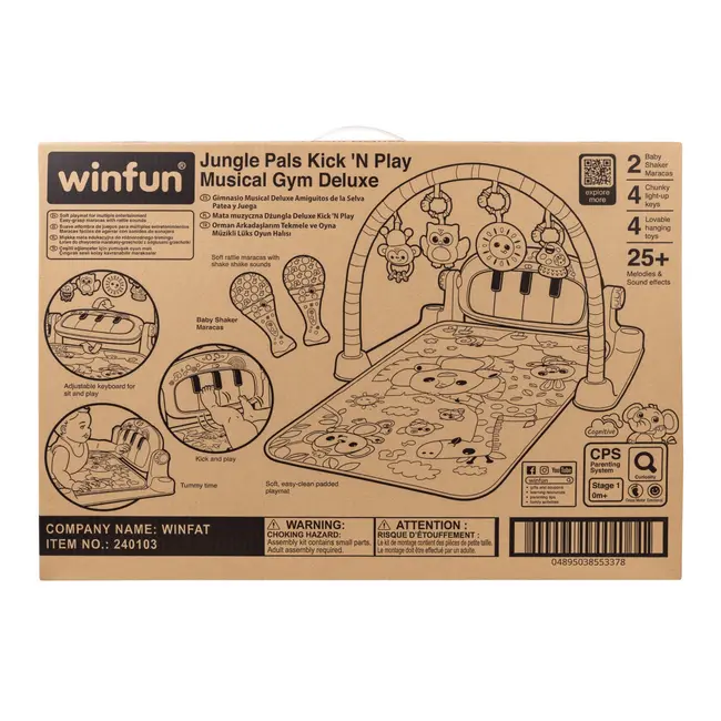 WINFUN CENTRU DE ACTIVITATI MUZICAL PRIETENII DIN JUNGLA DELUXE VIVWin240103