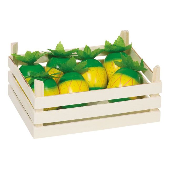 Ananas din lemn in ladita - goki - okegoki51669